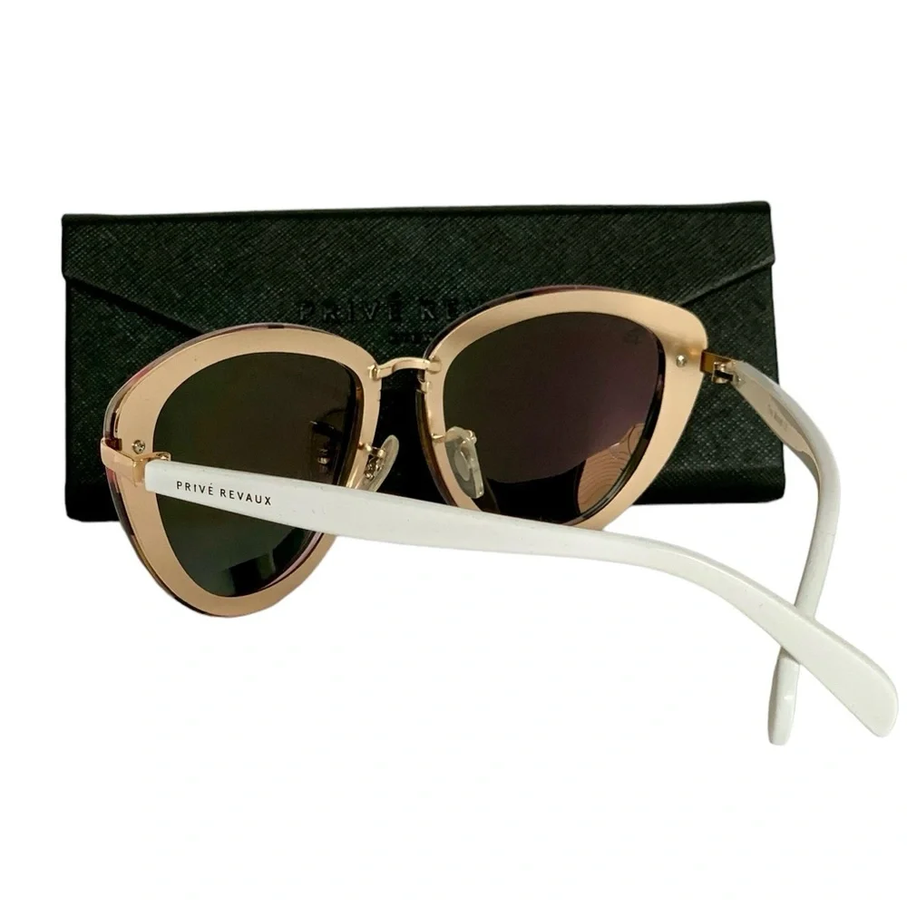 NEW Prive Revaux The Monet Polarized Pink Mirrored Sunglasses - Picture 10 of 15